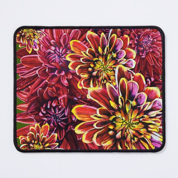 Item preview, Red Chrysanthemums 5 designed and sold by nastiaart.