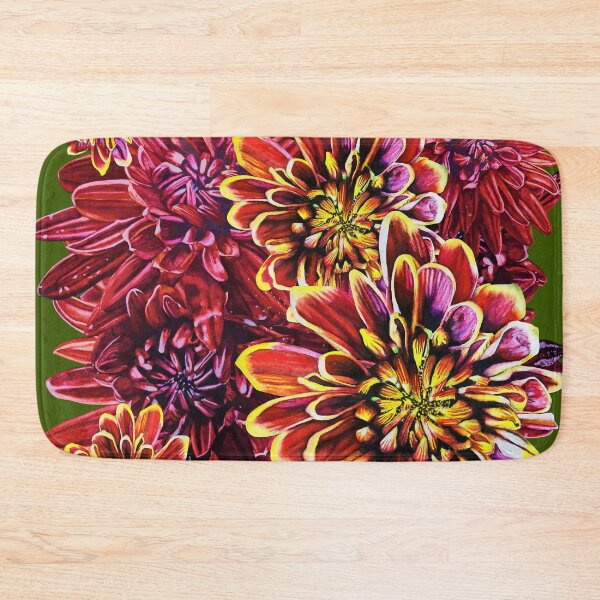 Item preview, Red Chrysanthemums 5 designed and sold by nastiaart.