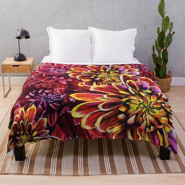Item preview, Red Chrysanthemums 5 designed and sold by nastiaart.