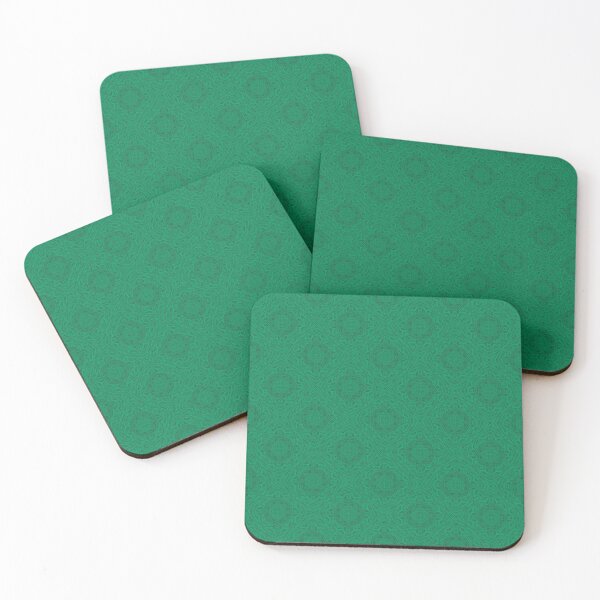 Item preview, Mandala Tile - Dark Mint & Green Gray designed and sold by Moonlit Datura.