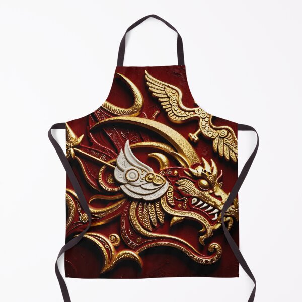 Item preview, Ornate Dragon and Phoenix Design designed and sold by Vicky Brago-Mitchell®.