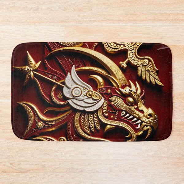 Item preview, Ornate Dragon and Phoenix Design designed and sold by Vicky Brago-Mitchell®.