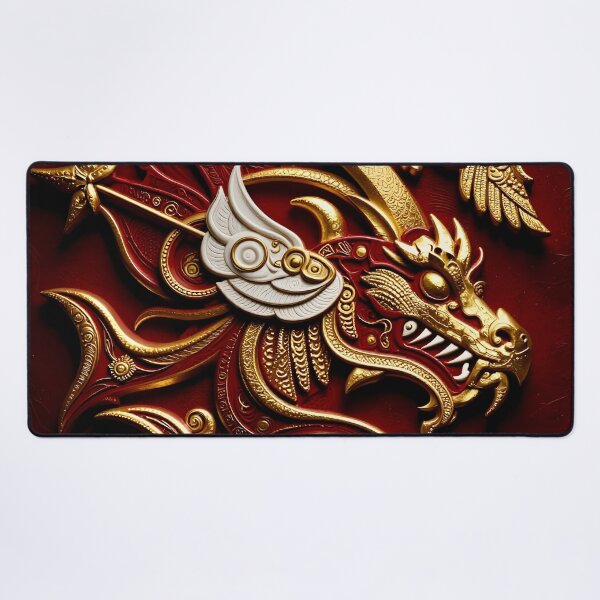 Item preview, Ornate Dragon and Phoenix Design designed and sold by Vicky Brago-Mitchell®.