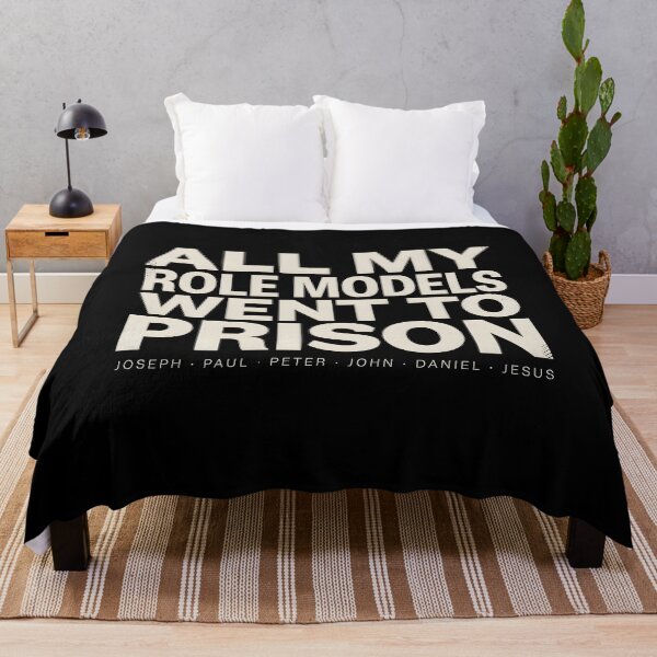 Item preview, All My Role Models Went to Prison Christian – Gospel Faith Jesus Quote designed and sold by Redgiant87x.