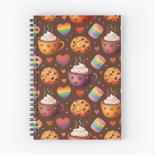 Item preview, Pride Hot Chocolate Cookies Rainbow Hearts Pattern designed and sold by ZhivanCrimson.