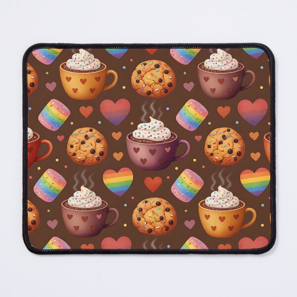Item preview, Pride Hot Chocolate Cookies Rainbow Hearts Pattern designed and sold by ZhivanCrimson.