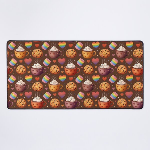 Item preview, Pride Hot Chocolate Cookies Rainbow Hearts Pattern designed and sold by ZhivanCrimson.