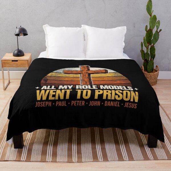 Item preview, All My Role Models Went to Prison Christian – Religious Faith Inspired designed and sold by Redgiant87x.