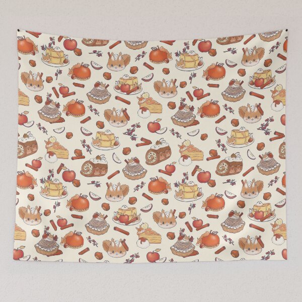 Item preview, Cosy Autumn Squirrels designed and sold by CukiCreations.