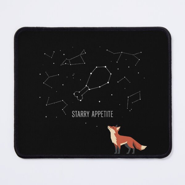 Item preview, Starry Appetite Fox Chicken Constellation Night Sky designed and sold by Zazz Lee.