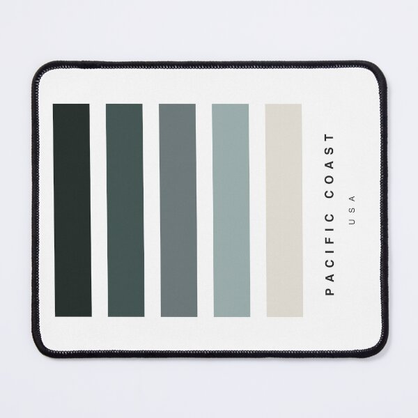 Item preview, ‘Pacific Coast’ Travel Hue Palette designed and sold by The Colourful Game.