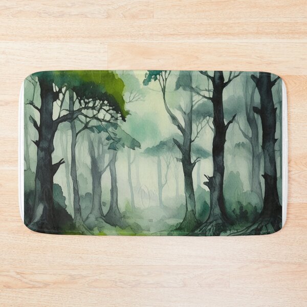 Item preview, Green Forest Watercolor designed and sold by ViaARTfactory.