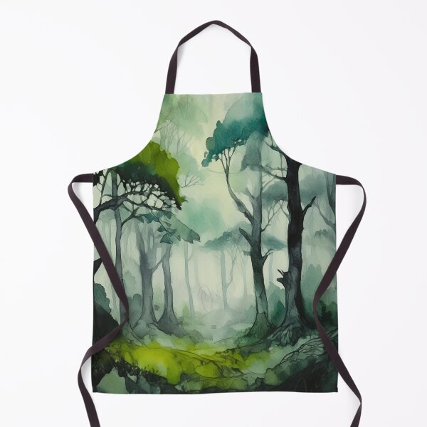 Artikelvorschau, Aquarell „Grüner Wald“ entworfen und verkauft von ViaARTfactory.