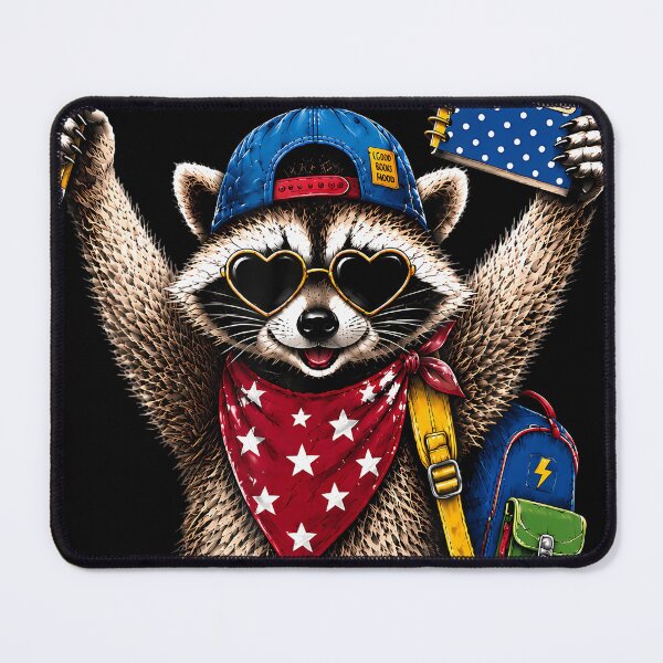Item preview, Hello Preschool Raccoon Back To School designed and sold by DeliaSue.