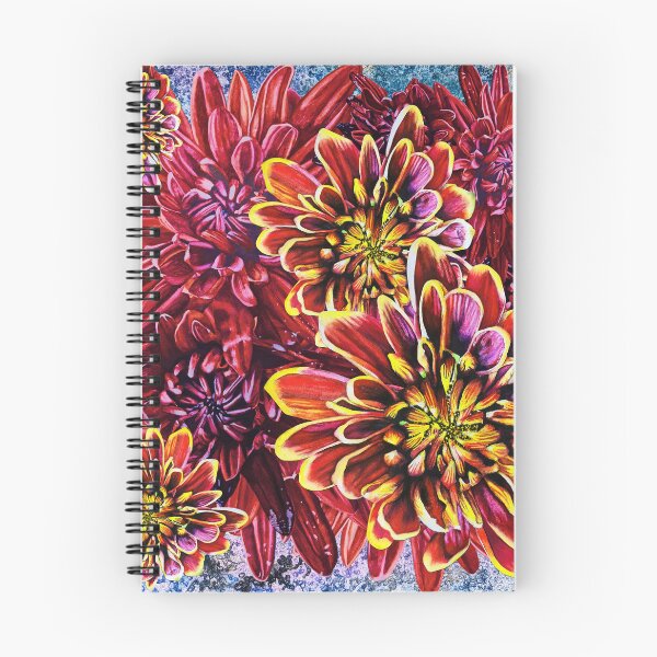 Item preview, Red Chrysanthemums Background 1 designed and sold by nastiaart.