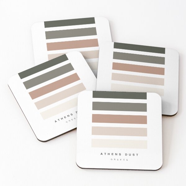 Item preview, ‘Athens Dust’ Travel Hue Palette designed and sold by The Colourful Game.