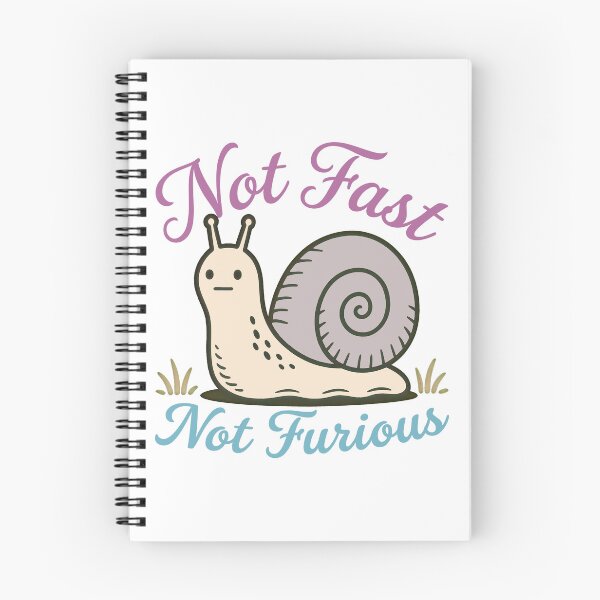 Item preview, Retro Humor  Fast Not Furious Funny Snail Pace  designed and sold by gear-posters.