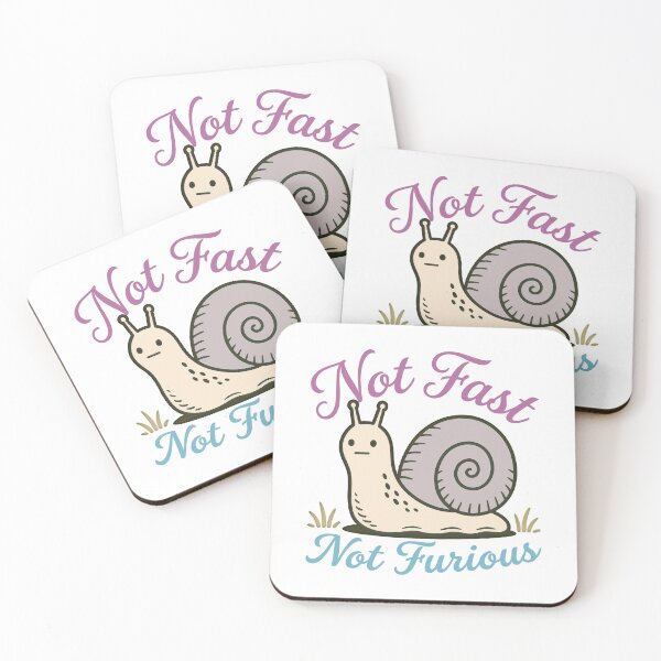 Item preview, Retro Humor  Fast Not Furious Funny Snail Pace  designed and sold by gear-posters.