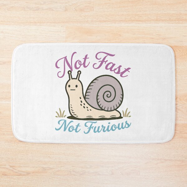 Item preview, Retro Humor  Fast Not Furious Funny Snail Pace  designed and sold by gear-posters.