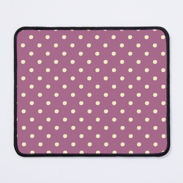 Item preview, Cream Dots on Dusty Plum Pattern | Minimalist Cream and Plum Polka Dots | Soft Cream on Plum Design | Elegant Plum and Cream Pattern | Modern Purple and Cream Polka Dots designed and sold by VivaFy.