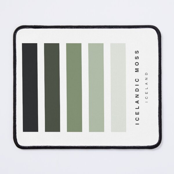 Item preview, ‘Icelandic Moss’ Travel Hue Palette designed and sold by The Colourful Game.