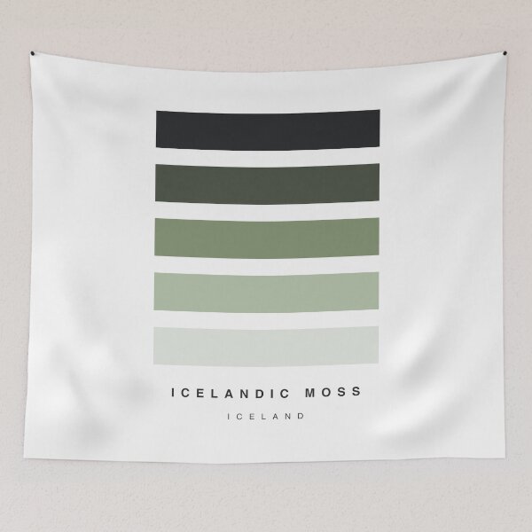 Item preview, ‘Icelandic Moss’ Travel Hue Palette designed and sold by The Colourful Game.