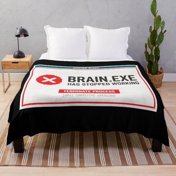 Item preview, Brain exe Has Stopped Working designed and sold by Zazz Lee.
