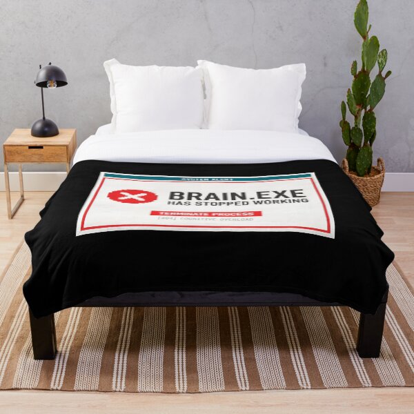 Item preview, Brain exe Has Stopped Working designed and sold by Zazz Lee.
