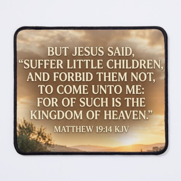 Item preview, Matthew 19:14 KJV - v1 - JCTRUTHER designed and sold by JCTRUTHERshop.