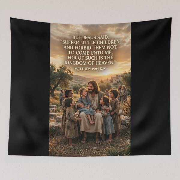 Item preview, Matthew 19:14 KJV - v1 - JCTRUTHER designed and sold by JCTRUTHERshop.