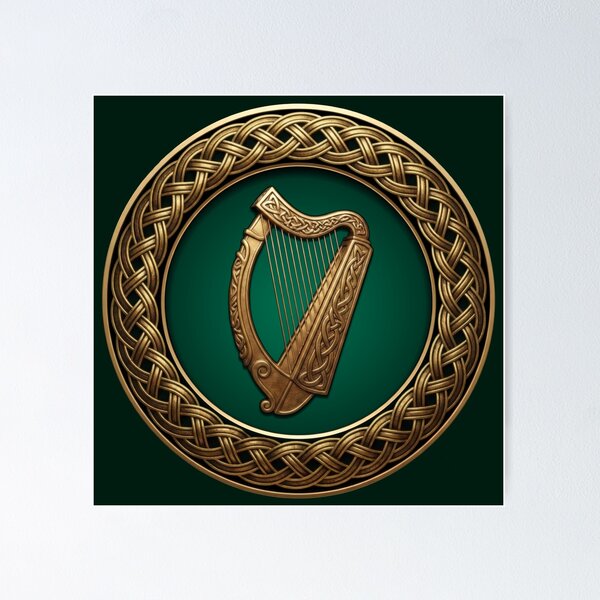 Item preview, Celtic Harp 3D designed and sold by travelwitheric.