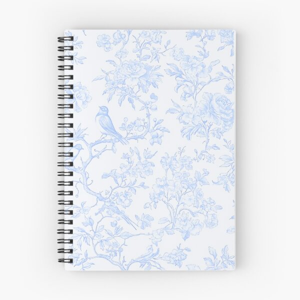 Item preview, Chinoiserie Pattern Penoies & L'oiseaux Pale Sky Blue designed and sold by PixDezines.
