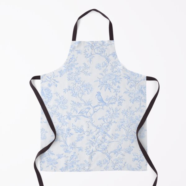 Item preview, Chinoiserie Pattern Penoies & L'oiseaux Pale Sky Blue designed and sold by PixDezines.