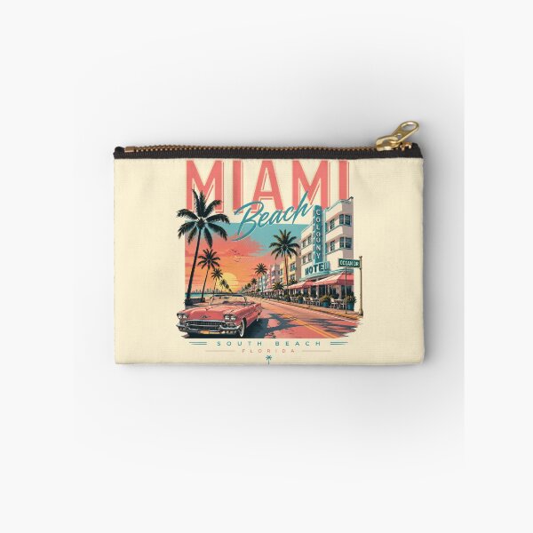 Item preview, Casual Miami Beach Retro Sunset Vintage T-Shirt designed and sold by piketo.