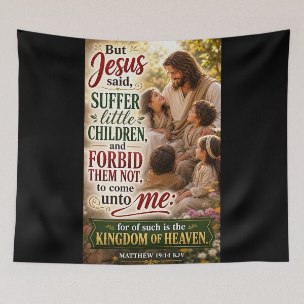 Item preview, Matthew 19:14 KJV - v2 - JCTRUTHER designed and sold by JCTRUTHERshop.