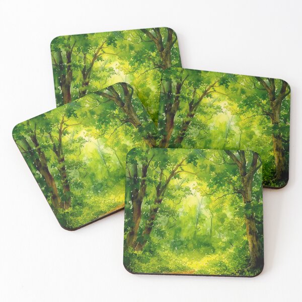 Aperçu de l'œuvre Arbres dans les bois créée et vendue par ViaARTfactory.