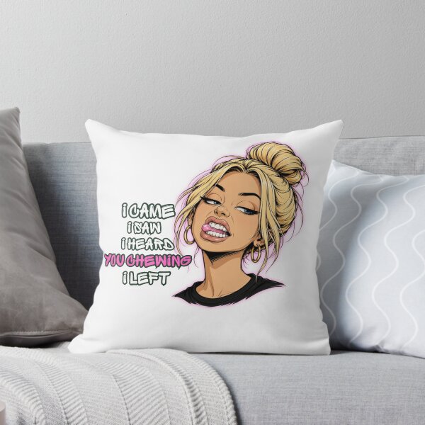 Item preview, I Came I Saw I Heard You Chewing I Left Funny Quote designed and sold by GibasVisuals.