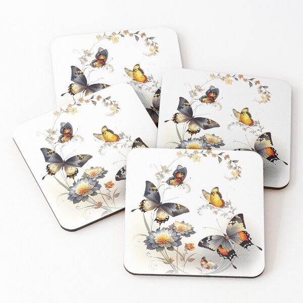 Item preview, The Golden Flight of the Amber Swallowtails designed and sold by bloorose.