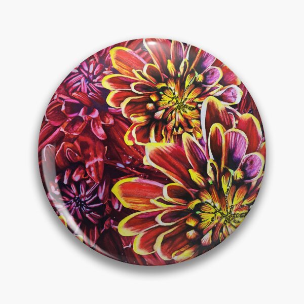 Item preview, Red Chrysanthemums Background 2 designed and sold by nastiaart.