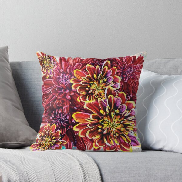 Item preview, Red Chrysanthemums Background 2 designed and sold by nastiaart.