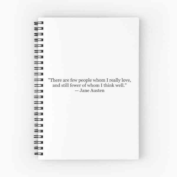 Item preview, Jane Austen "There Are Few People Whom I Really Love" Quote | Pride and Prejudice Book Lover Gift designed and sold by The Prose Atelier.