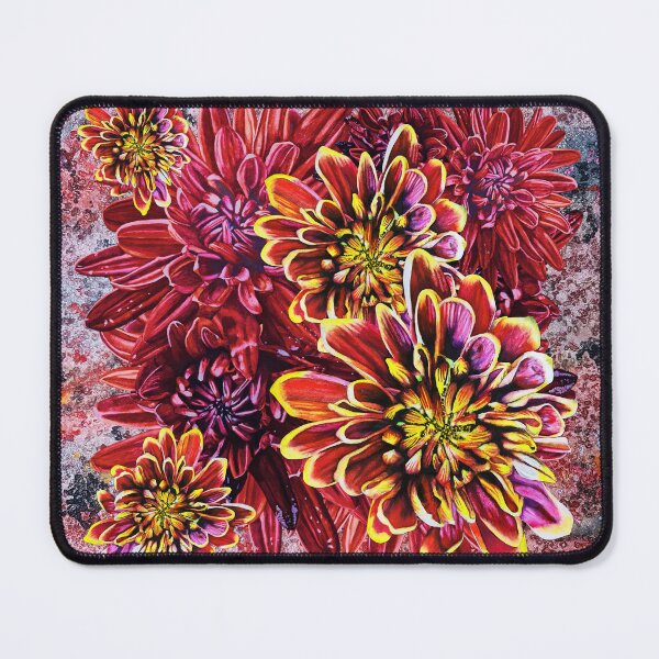 Item preview, Red Chrysanthemums Background 3 designed and sold by nastiaart.
