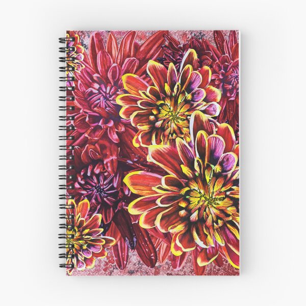 Item preview, Red Chrysanthemums Background 3 designed and sold by nastiaart.