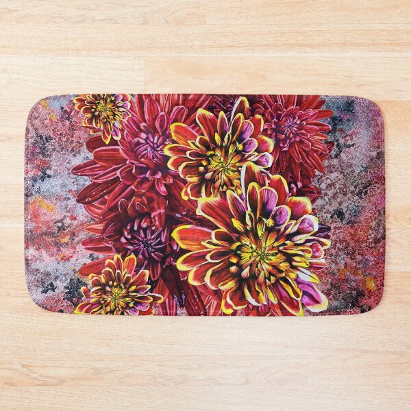 Item preview, Red Chrysanthemums Background 3 designed and sold by nastiaart.
