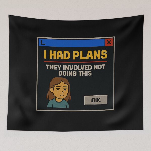 Item preview, Unwilling Participant – I Had Other Plans designed and sold by Mad Factory Designs.