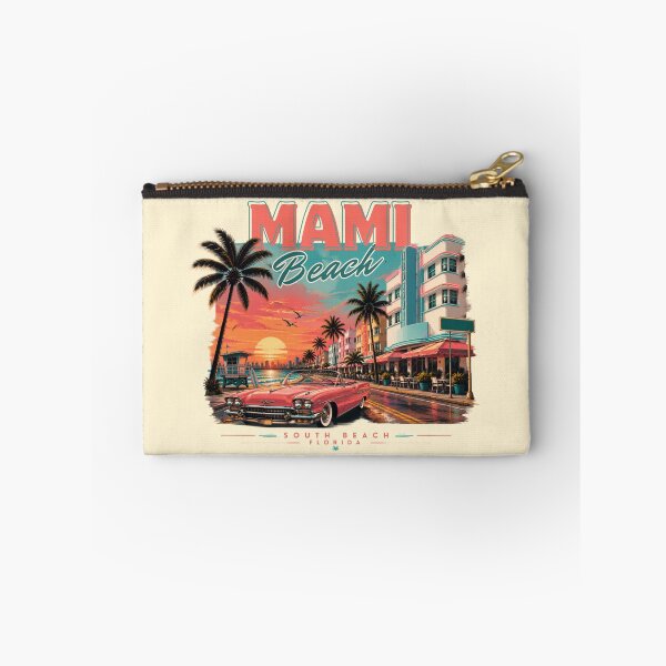 Item preview, Casual Miami Beach Retro Sunset Vintage T-Shirt designed and sold by piketo.