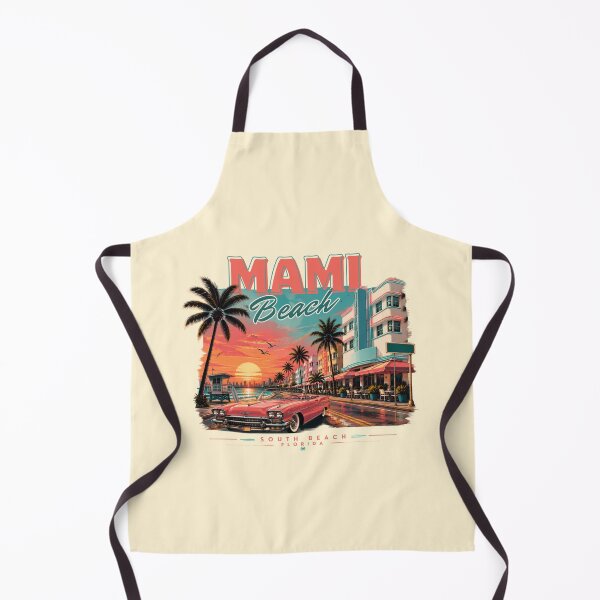 Item preview, Casual Miami Beach Retro Sunset Vintage T-Shirt designed and sold by piketo.