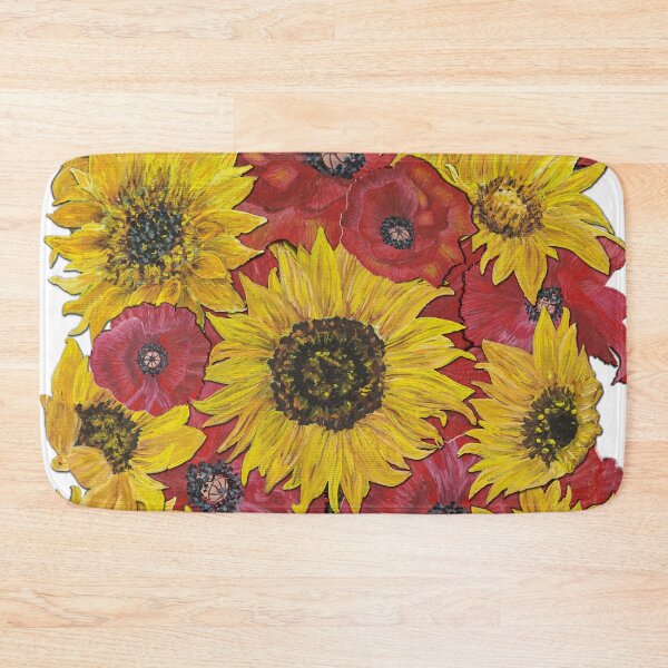 Item preview, Sunflowers Poppies 1 designed and sold by nastiaart.