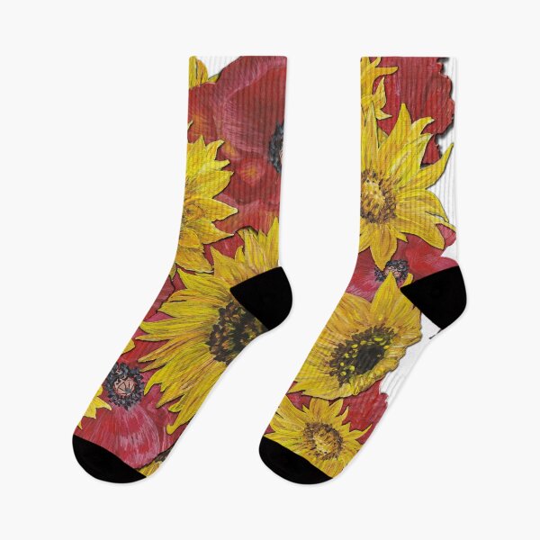Item preview, Sunflowers Poppies 1 designed and sold by nastiaart.