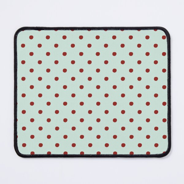 Item preview, Blood Red and Mint Mist Polka Dots | Minimalist Mint and Terracotta Pattern | Blood Red and Mint Mist Dots | Classic Mint Green Polka Dots | Elegant Terracotta and Mint Pattern designed and sold by VivaFy.